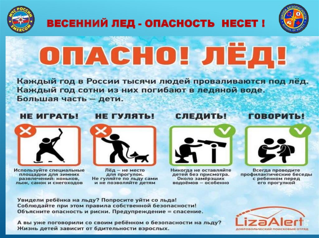 ОПАСНО! ЛЁД!.